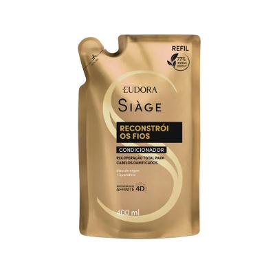 Eudora Siàge Reconstroi Os Fios Condicionador Refil 400ml