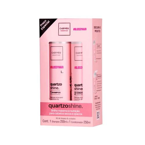 Kit Cadiveu Essentials Quartzo Shine by Boca Rosa - Shampoo e Condicionador