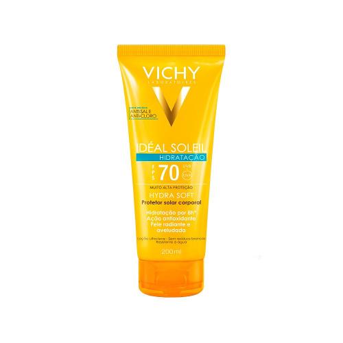 Vichy Idéal Soleil Protetor Solar Hydrasoft FPS70 200ml