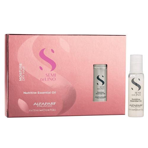 Alfaparf Milano Professional Semi Di Lino Moisture Essential Oil Ampola 6x13ml