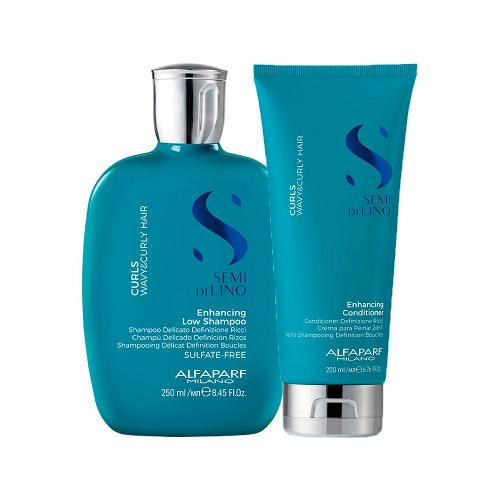 Kit Alfaparf Milano Professional Semi Di Lino Curls - Shampoo e Condicionador