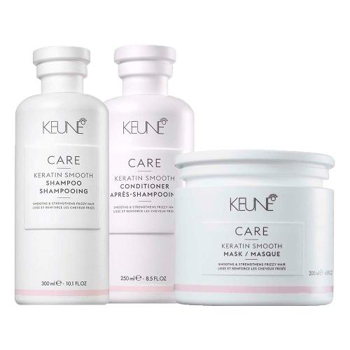 Kit Keune Keratin Smooth - Shampoo e Condicionador e Máscara 200ml