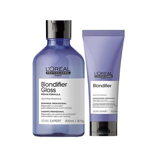 Kit L'Oréal Professionnel Serie Expert Blondifier Gloss - Shampoo e Condicionador