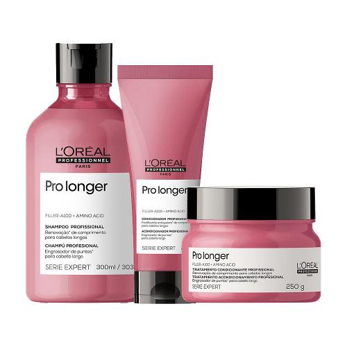 Kit L'Oréal Professionnel Serie Expert Pro Longer - Shampoo e Condicioandor e Máscara