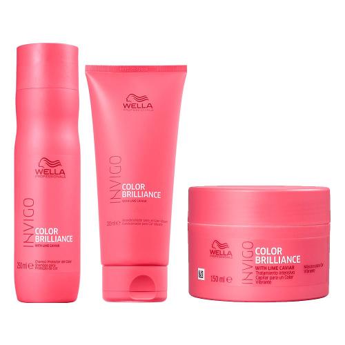 Kit Wella Professionals Invigo Color Brilliance - Shampoo e Condicionador e Máscara
