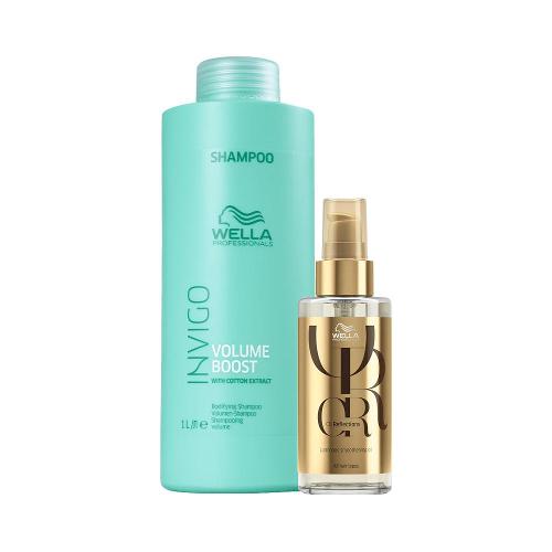Kit Wella Professionals Invigo Volume er Profissional - Shampoo e Óleo