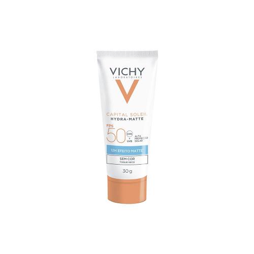 Vichy Capital Soleil Hydra-Matte Protetor Solar Facial FPS50 30g