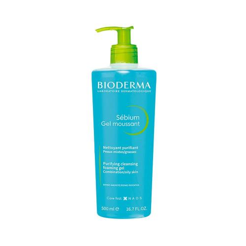 Bioderma Sébium Moussant Gel de Limpeza Facial 500ml