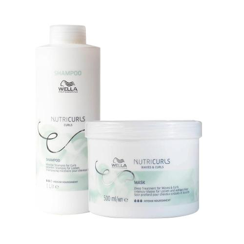 Kit Wella Professionals Nutricurls Profissional - Shampoo e Máscara