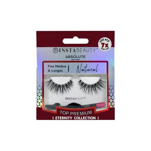 Absolute New York Istabeauty Ruby 002 Cílios Postiços Curto Preto 1 Par