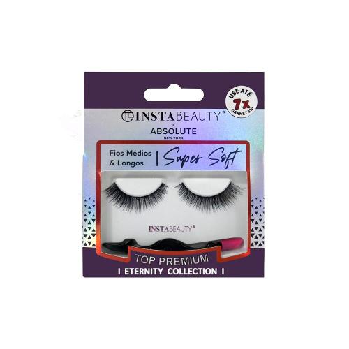 Absolute New York Istabeauty Garnet 310 Cílios Postiços Curto Preto 1 Par