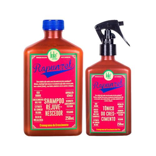 Kit Lola Cosmetics Crescimento Rapunzel - Shampoo e Tônico Capilar De Crescimento