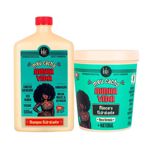 Kit Lola Cosmetics Hidratação Meu Cacho Minha Vida - Shampoo e Máscara de Hidratação