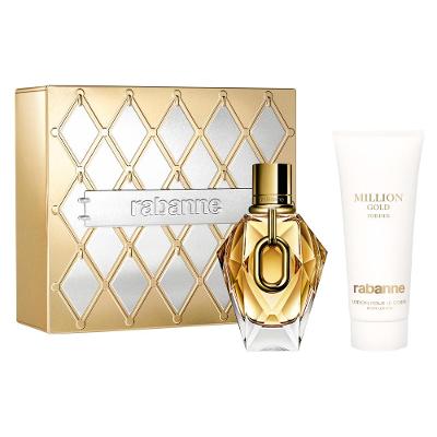 Kit Rabanne Million Gold Edp 90Ml + Creme 100Ml