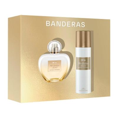 Kit Banderas Her Golden Secret Edt 80Ml + Spray 150Ml