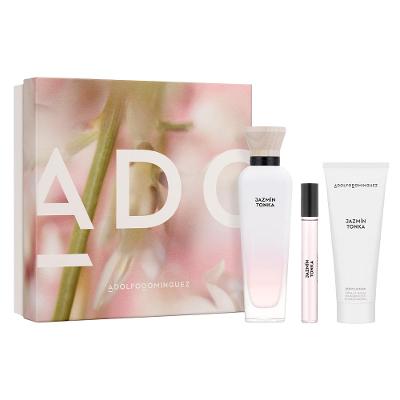 Kit Adolfo Dominguez Jazmín Tonka Edp 120Ml + Creme + Mini