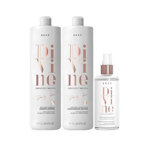 Kit Braé Divine - Sshampoo e Condicionador e Máscara