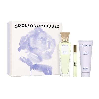 Kit Adolfo Dominguez Agua Fresca De Rosas Edt 3 Produtos