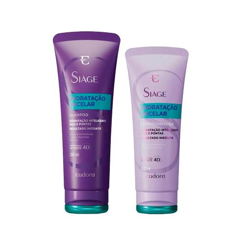 Kit Eudora Siáge Hidratação Micelar - Shampoo e Condicionador