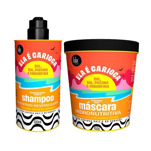 Kit Lola Ela é Carioca - Shampoo e Máscara