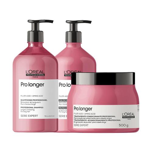 Kit L'Oréal Professionnel Serie Expert Pro Longer - Shampoo e Condicionador e Máscara
