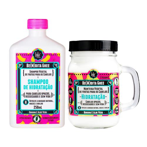 Kit Lola Cosmétics Be(m)dita Ghee Hidratação - Shampoo e Máscara 350 g