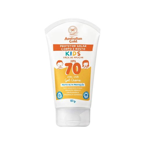 AUSTRALIAN GOLD PROTETOR SOLAR KIDS FACIAL E CORPORAL FPS70 120G