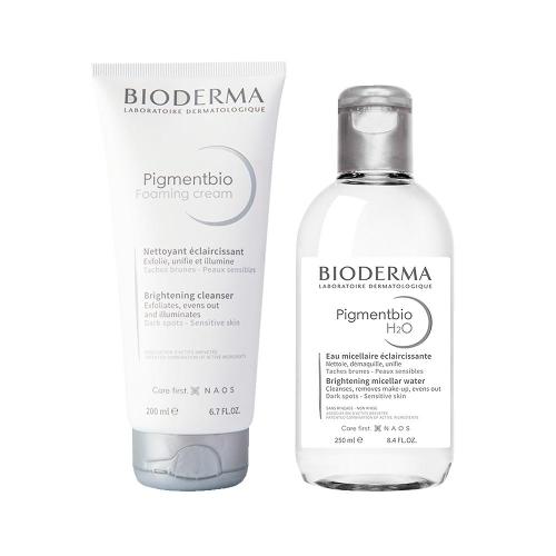 Kit Bioderma Pigmentbio - Sabonete Líquido e Água Micelar Clareadora de Manchas H2O 250ml