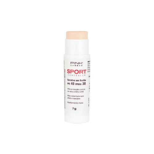Pink Cheeks Sport Concealer FPS 40 FPUVA 30 C10 Corretivo em Bastão Cremoso com Protetor Solar B23 Natural 7g