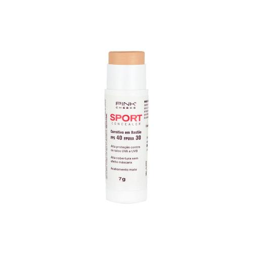 Pink Cheeks Sport Concealer FPS 40 FPUVA 30 C20 Corretivo em Bastão Cremoso com Protetor Solar Natural 7g
