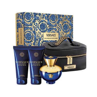 Kit Versace Dylan Blue Wom Edp 100Ml+ 3 Produtos