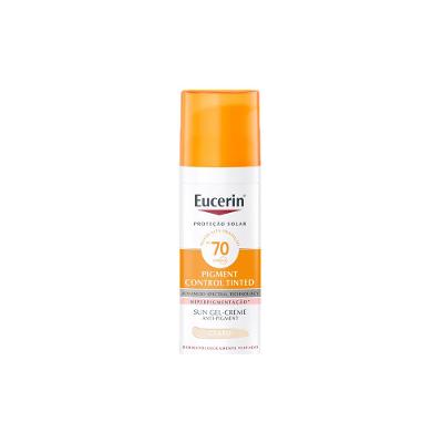 Eucerin Pigment Control Tinted Protetor Solar Facial Matte FPS70 Clara 50ml