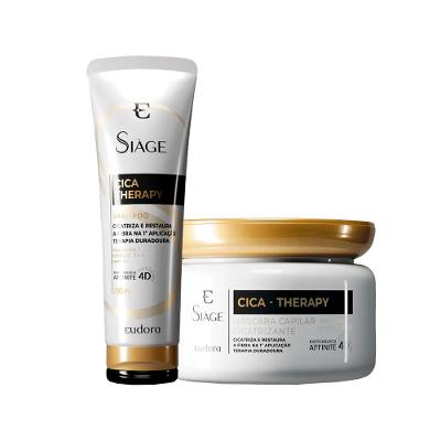 Kit Eudora Siáge Cica Therapy - Shampoo e Máscara