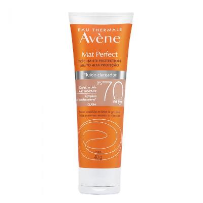 Protetor Solar Facial Avène Mat Perfect Sem Cor Clara FPS70 40g