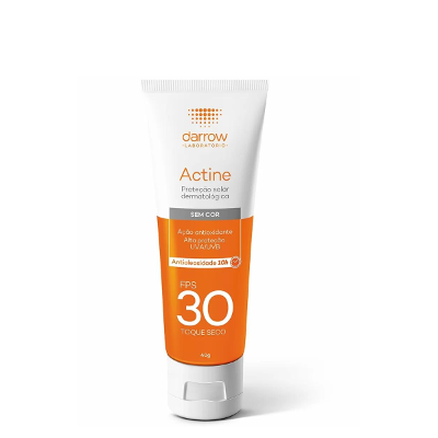 Protetor Solar Facial Actine Sem Cor FPS 30 com 40g