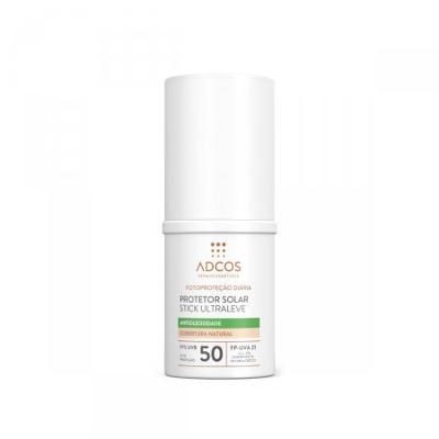 Protetor Solar Facial Adcos Stick Ultraleve Nude FPS 50 15g