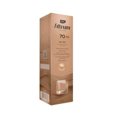 Protetor Solar Filtrum Color FPS70 Cor 4.0 50g