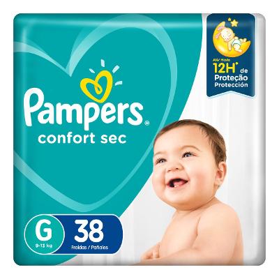 FRALDA PAMPERS CONFORT SEC G 38 UNIDADES