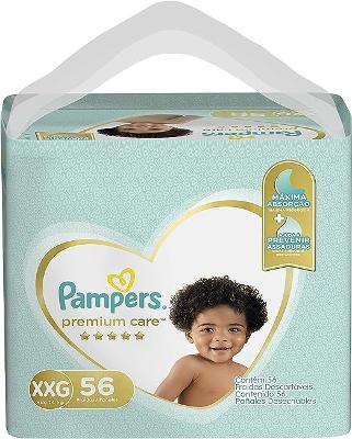 Fralda Pampers Premium Care XXG 56 Unidades