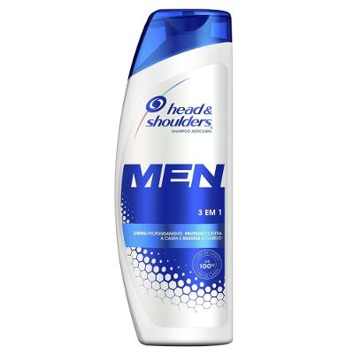 SHAMPOO DE CUIDADOS COM A RAIZ HEAD & SHOULDERS MEN 3 EM 1 200ML