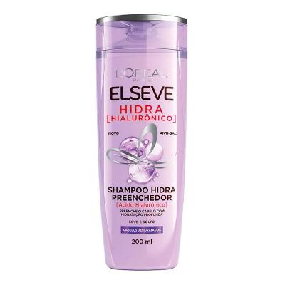 SHAMPOO ELSEVE HIDRA PREENCHEDOR HIALURÔNICO COM 200ML