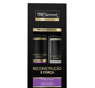 Kit Tresemmé Reconstrução e Força Shampoo 350ml + Condicionador 175ml
