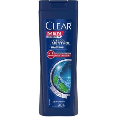 Clear Shampoo Men Anticaspa Ice Cool Menthol 200ml