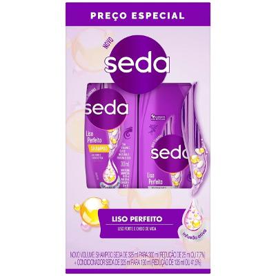 Seda Kit Shampoo 300ml + Condicionador Liso Perfeito 190ml