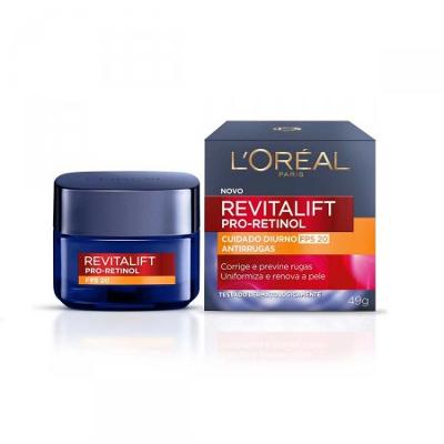 Creme Facial Antissinais L'Oréal Paris Revitalift Pro Retinol FPS20 49g