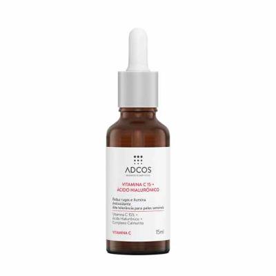 SÉRUM ADCOS VITAMINA C 15 + ÁCIDO HIALURÔNICO 15ML