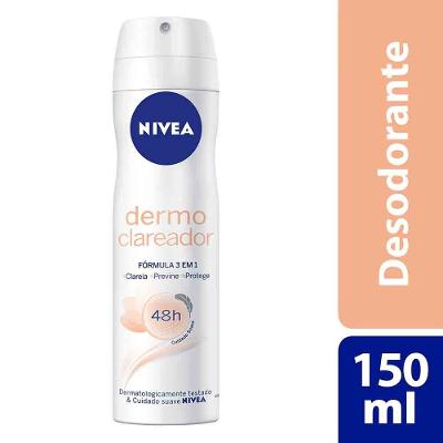 DESODORANTE AEROSOL NIVEA DERMO CLAREADOR 3 EM 1 150ML