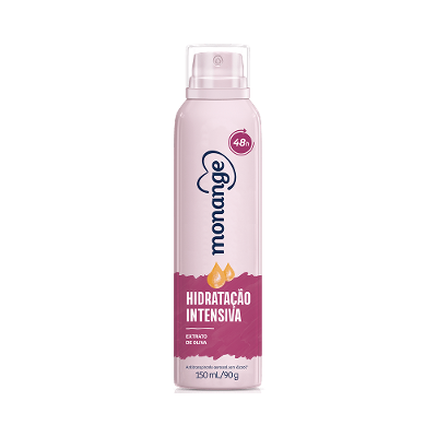 DESODORANTE AEROSOL FEMININO MONANGE HIDRATAÇÃO INTENSIVA 150ML