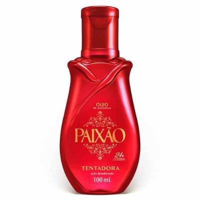 ÓLEO CORPORAL DESODORANTE DE AMÊNDOAS PAIXÃO TENTADORA 100ML
