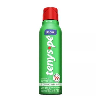 DESODORANTE PARA OS PÉS JATO SECO TENYS PÉ CANFORADO 150ML